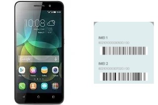 How to find the IMEI code on Honor 4C