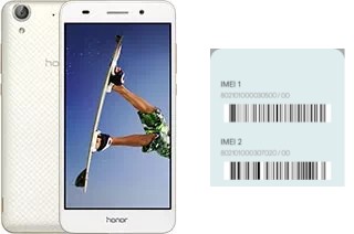 How to find the IMEI code on Honor Holly 3