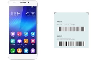 How to see the IMEI code in Honor 6