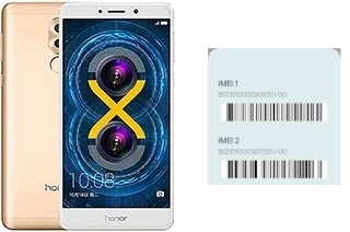 How to find the IMEI code on Honor 6X