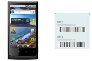 How to find the IMEI code on U9000 IDEOS X6