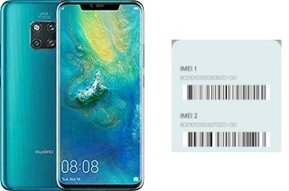 How to see the IMEI code in Mate 20 Pro