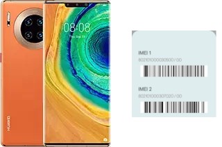 How to find the IMEI code on Mate 30E Pro 5G