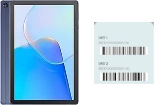 How to see the IMEI code in MatePad C5e