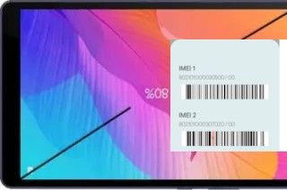 How to see the IMEI code in MatePad T8