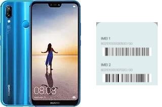 How to see the IMEI code in P20 lite