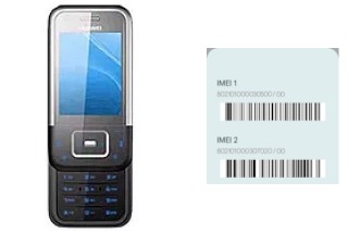 How to find the IMEI code on U7310