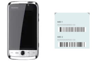 How to find the IMEI code on U8230