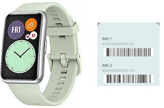 How to find the IMEI code on Watch Fit