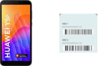 How to find the IMEI code on Huawei Y5p