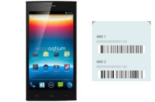 How to see the IMEI code in ECCOOQTIUM5