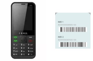 How to see the IMEI code in I Kall K33