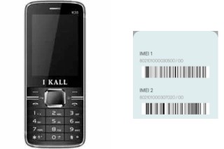 How to see the IMEI code in I Kall K35