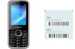 How to see the IMEI code in I Kall K37