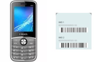 How to see the IMEI code in I Kall K40