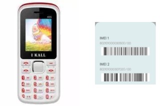 How to see the IMEI code in I Kall K55