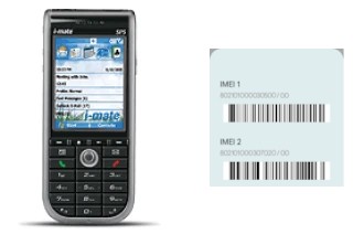 How to find the IMEI code on i-mate SP5