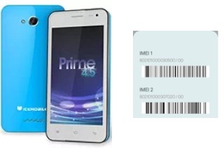 How to find the IMEI code on Prime 4.5