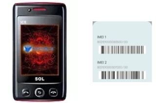 How to find the IMEI code on Icemobile Sol