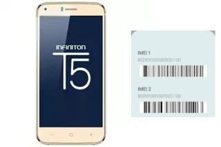 How to find the IMEI code on Infiniton T5