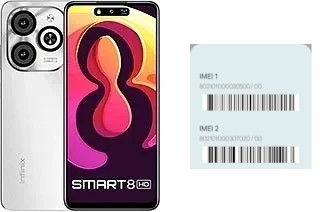 How to see the IMEI code in Smart 8 HD