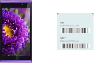 How to find the IMEI code on M310 Charm Purple