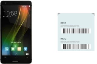 How to find the IMEI code on M810