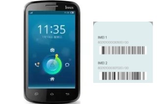 How to see the IMEI code in Innos I5