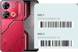 How to see the IMEI code in itel P65