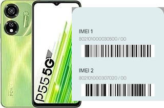 How to see the IMEI code in itel P55 5G