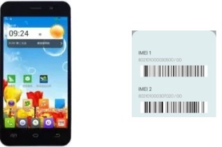 How to find the IMEI code on JiaYu G5C