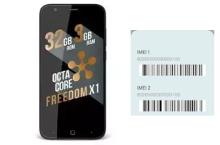 How to see the IMEI code in Freedom X1