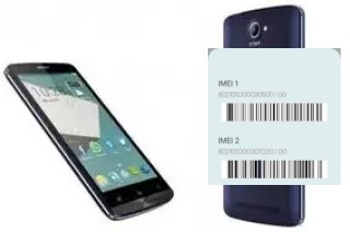 How to see the IMEI code in Aura 9