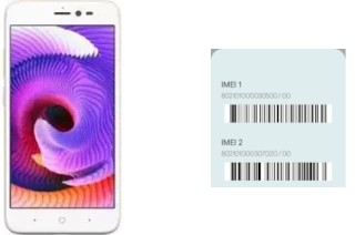 How to find the IMEI code on Aura Sleek Plus