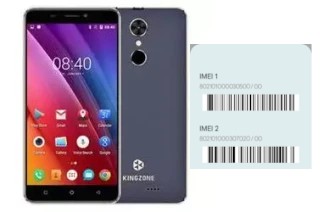 How to see the IMEI code in KingZone N6