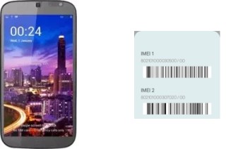 How to see the IMEI code in KingZone S1