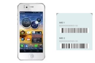 How to see the IMEI code in KN Mobile QT-A02