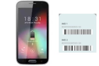 How to find the IMEI code on KN Mobile QT-A08