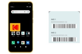 How to find the IMEI code on KD50