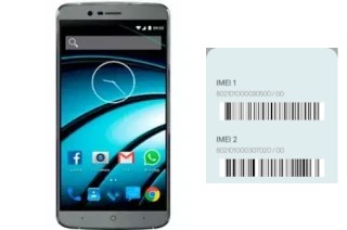 How to see the IMEI code in Komu K70