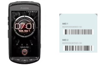 How to find the IMEI code on Torque KC-S701