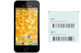 How to find the IMEI code on KY06