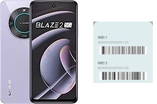 How to find the IMEI code on Blaze 2 5G