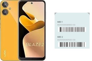 How to find the IMEI code on Blaze 2