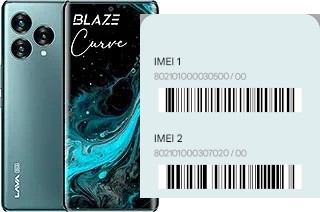 How to see the IMEI code in Blaze Curve