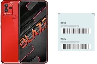 How to find the IMEI code on Blaze