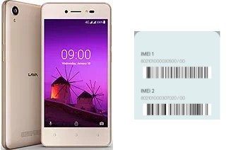 How to find the IMEI code on Lava Z50