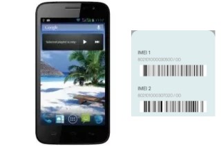 How to find the IMEI code on X50D