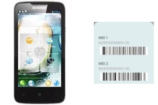 How to find the IMEI code on A820