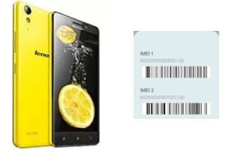 How to find the IMEI code on Lenovo K3